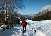 Salita pomeridiana al MONTE SUCHELLO (1541 m.) ben innevato da Costa Serina l 25 gennaio 2013  - FOTOGALLERY